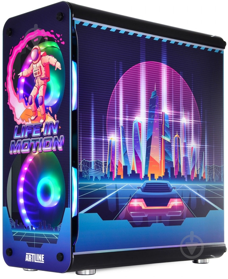 Компьютер Artline Overlord NEON (NEONv43) black - фото 2
