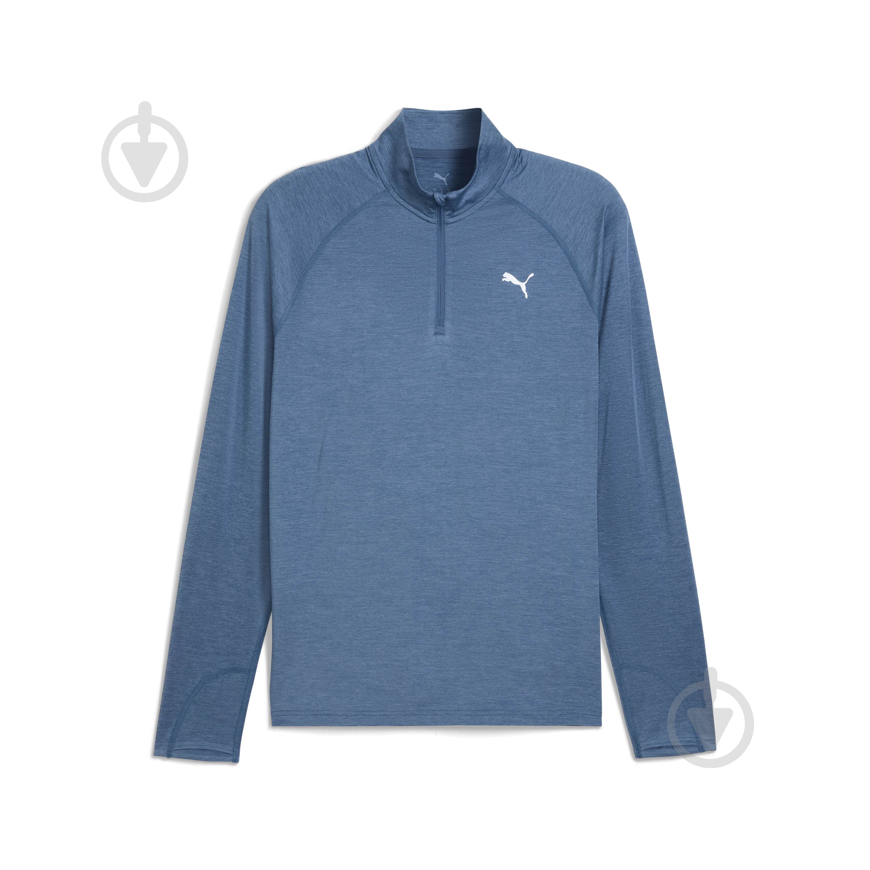 Джемпер Puma M RUN VELOCITY CLOUDSPUN 1/4 ZIP 52662780 р.L синий - фото 4 Джемпер Puma M RUN VELOCITY CLOUDSPUN 1/4 ZIP 52662780 р.L синий - фото 4