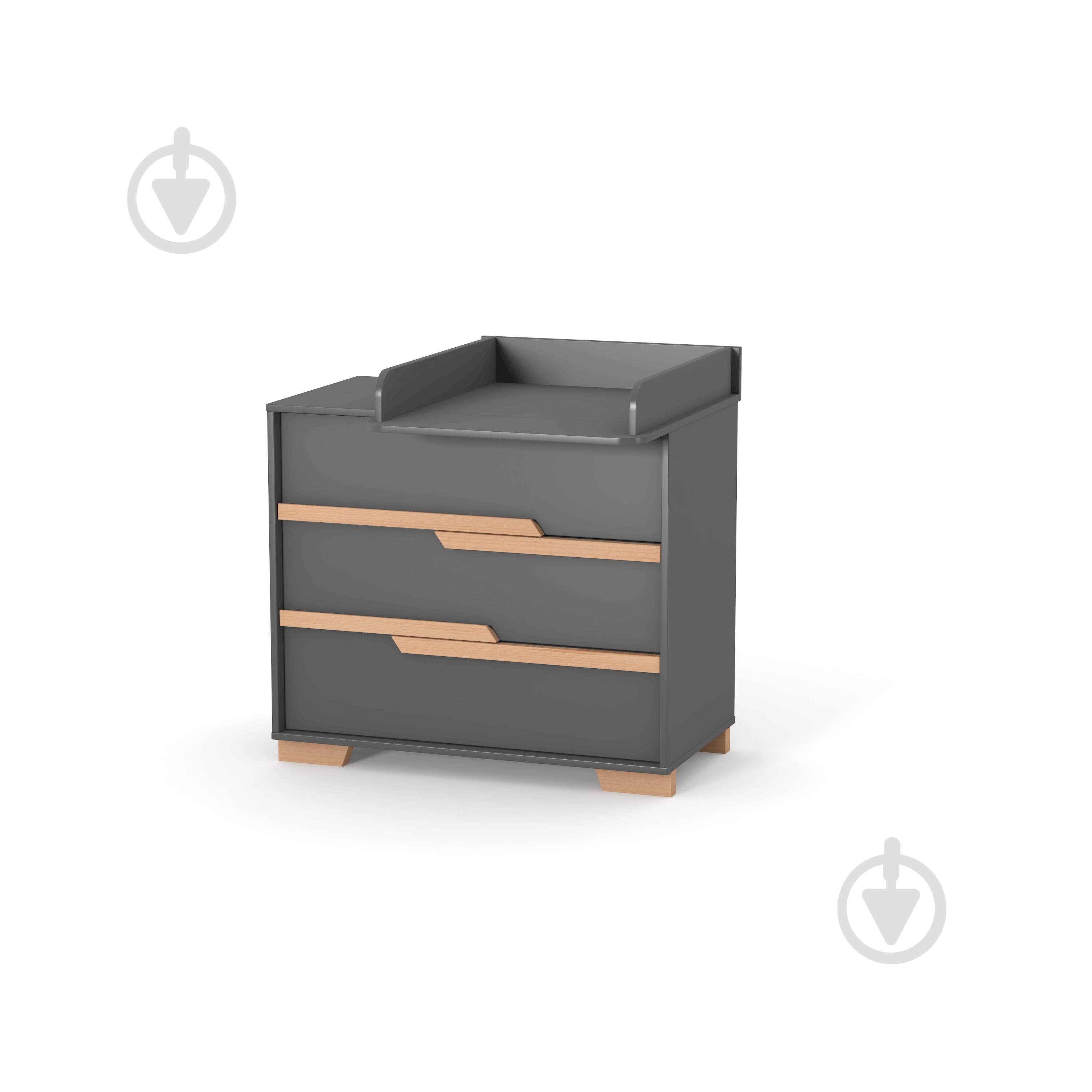 Комод Veres Сиэтл 900 темно-серый 33.2.37.2.16 - фото 3