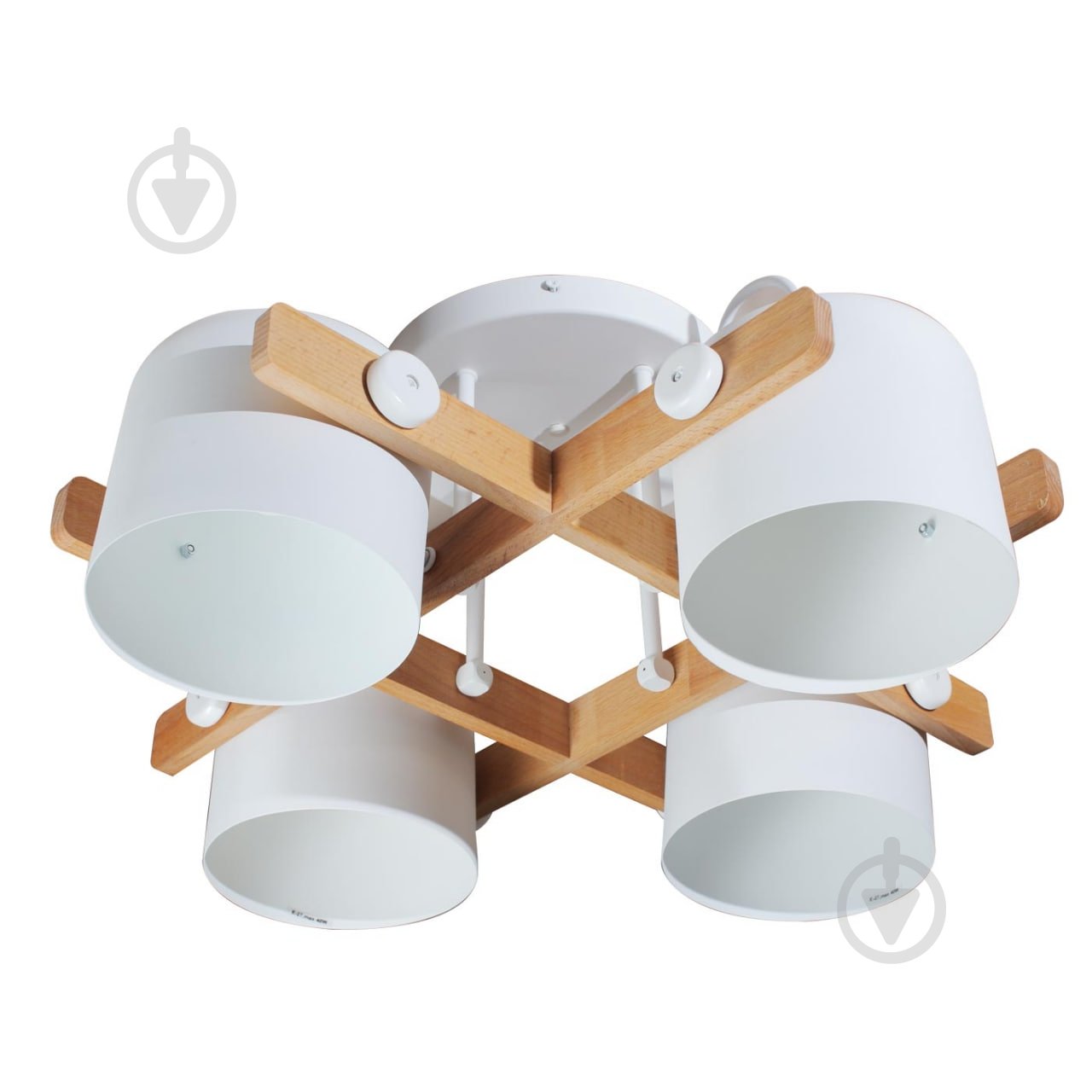 Люстра стельова LIGHT SET KONVALIA CRL 160 4xE27 білий - фото 1