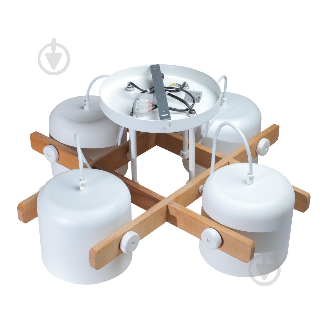 Люстра стельова LIGHT SET KONVALIA CRL 160 4xE27 білий - фото 3