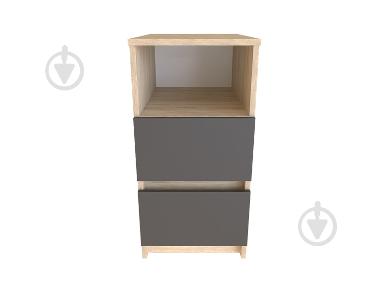 Тумба підлогова DC Elli офісна графіт / дуб сонома - фото 3