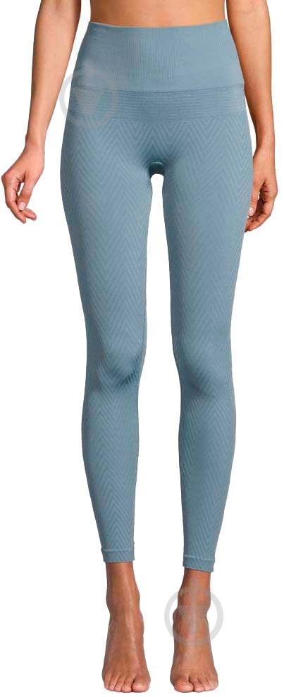Лосины Casall Seamless Chevron Tights 19664-040 р.L синий - фото 2