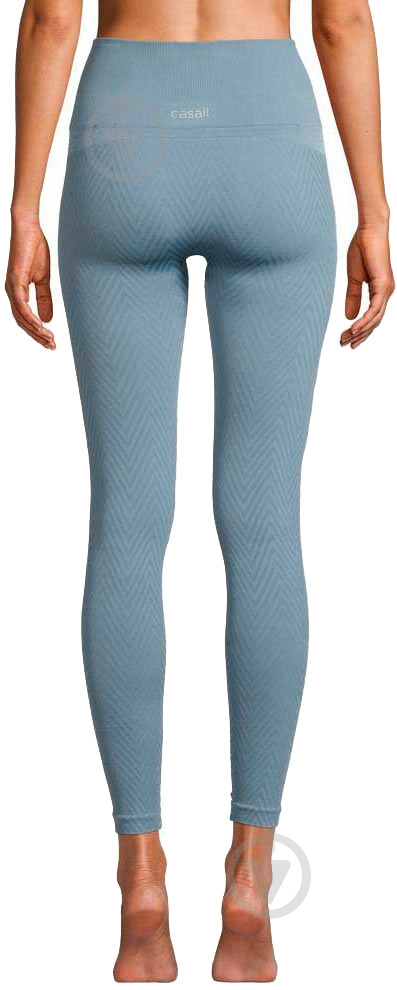 Лосины Casall Seamless Chevron Tights 19664-040 р.M синий - фото 3