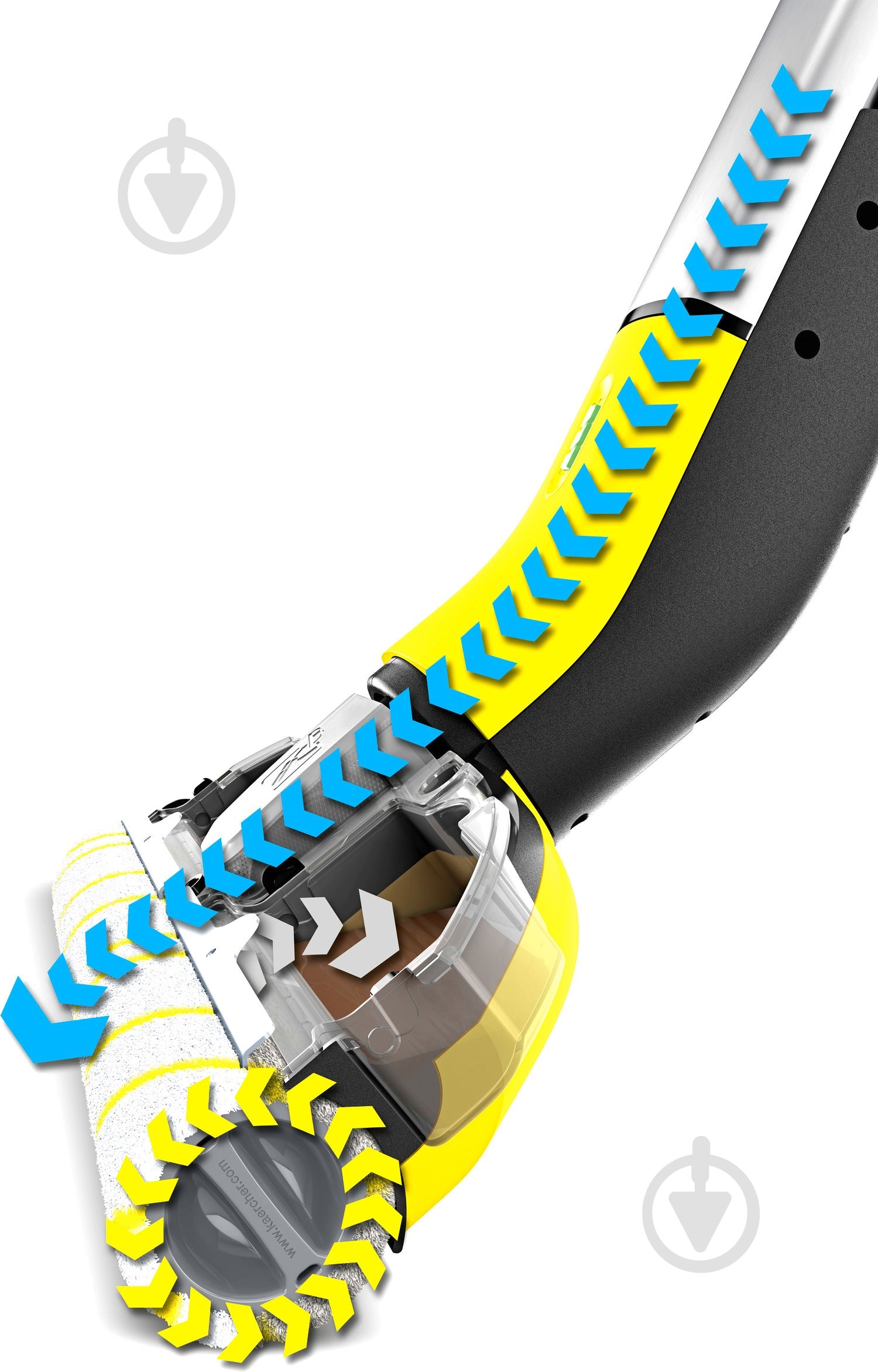 Пылесос аккумуляторный Karcher FC 3 Cordless silver - фото 4