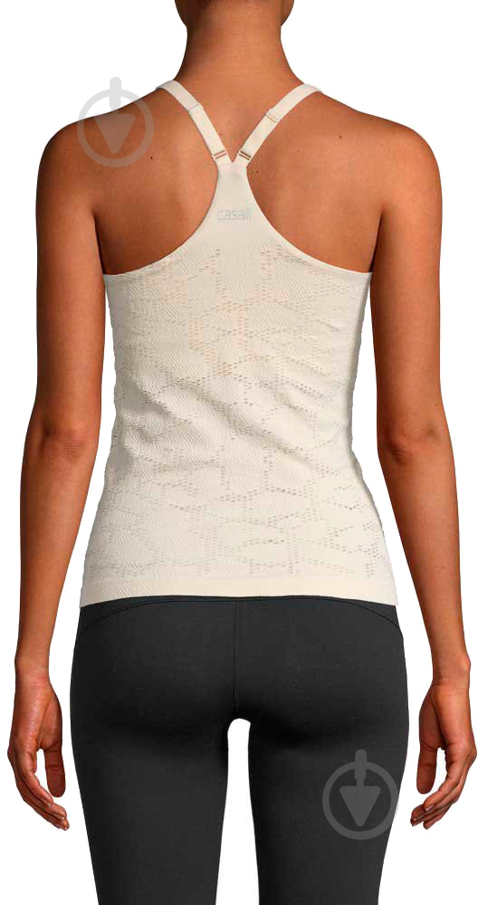 Майка Casall Seamless Structure Strap Tank 19267-041 р.L белый - фото 3