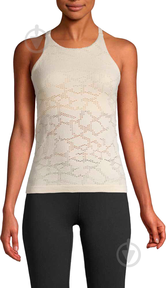 Майка Casall Seamless Structure Strap Tank 19267-041 р.S белый - фото 2