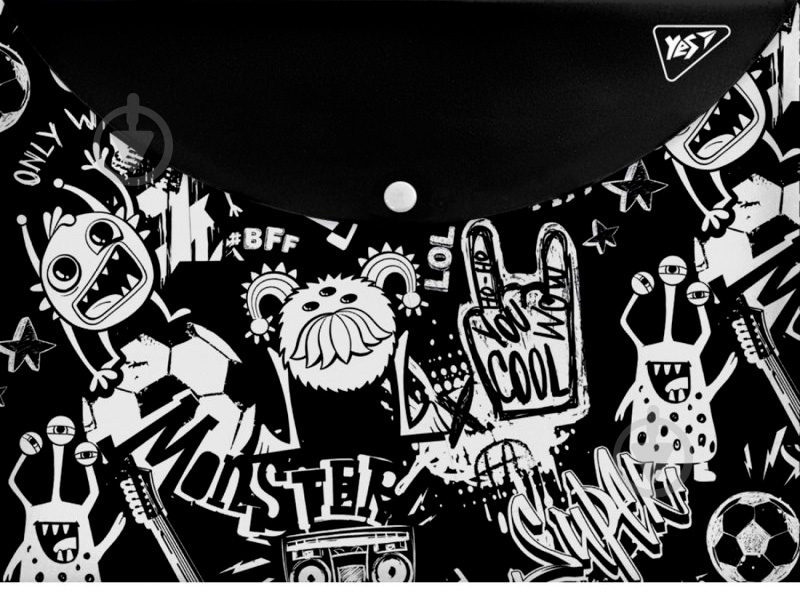 Папка-конверт Funny monster А4+ 491627 YES - фото 1 Папка-конверт Funny monster А4+ 491627 YES - фото 1