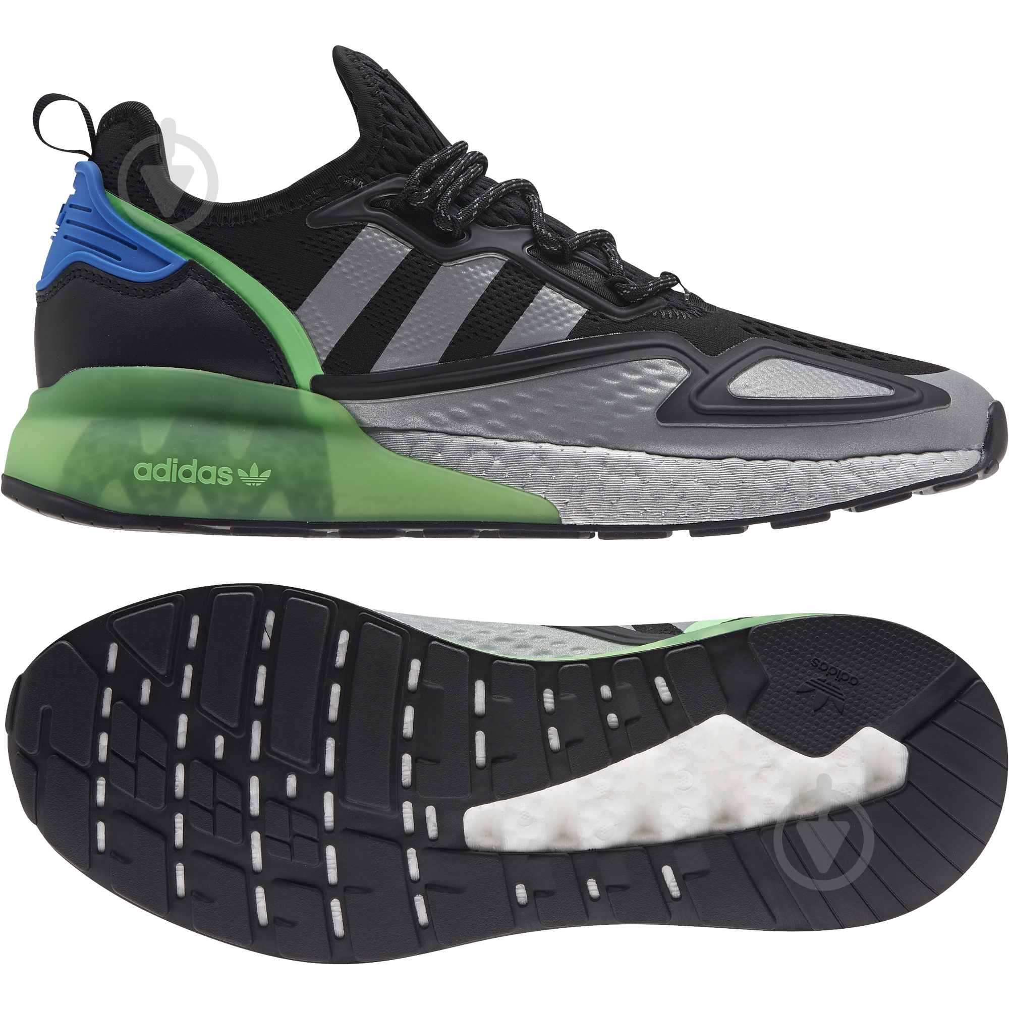 あーみ ᐉ Кроссовки мужские Adidas ZX 2K BOOST FV9999 р.43 1/3 черные