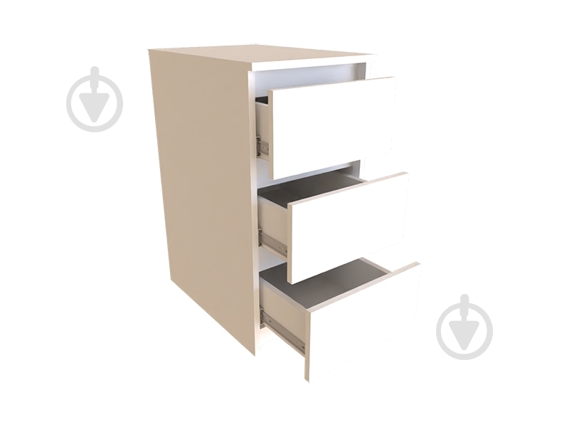 Тумба напольная DC Emma офисная аляска - фото 4