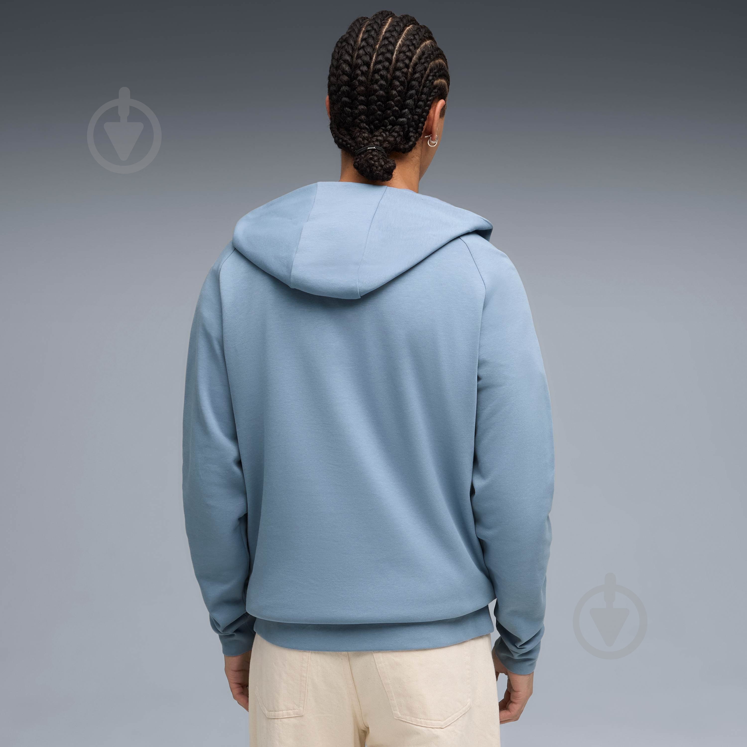 Джемпер Puma PUMATECH Half Zip Hoodie 68804434 р.L серый - фото 2