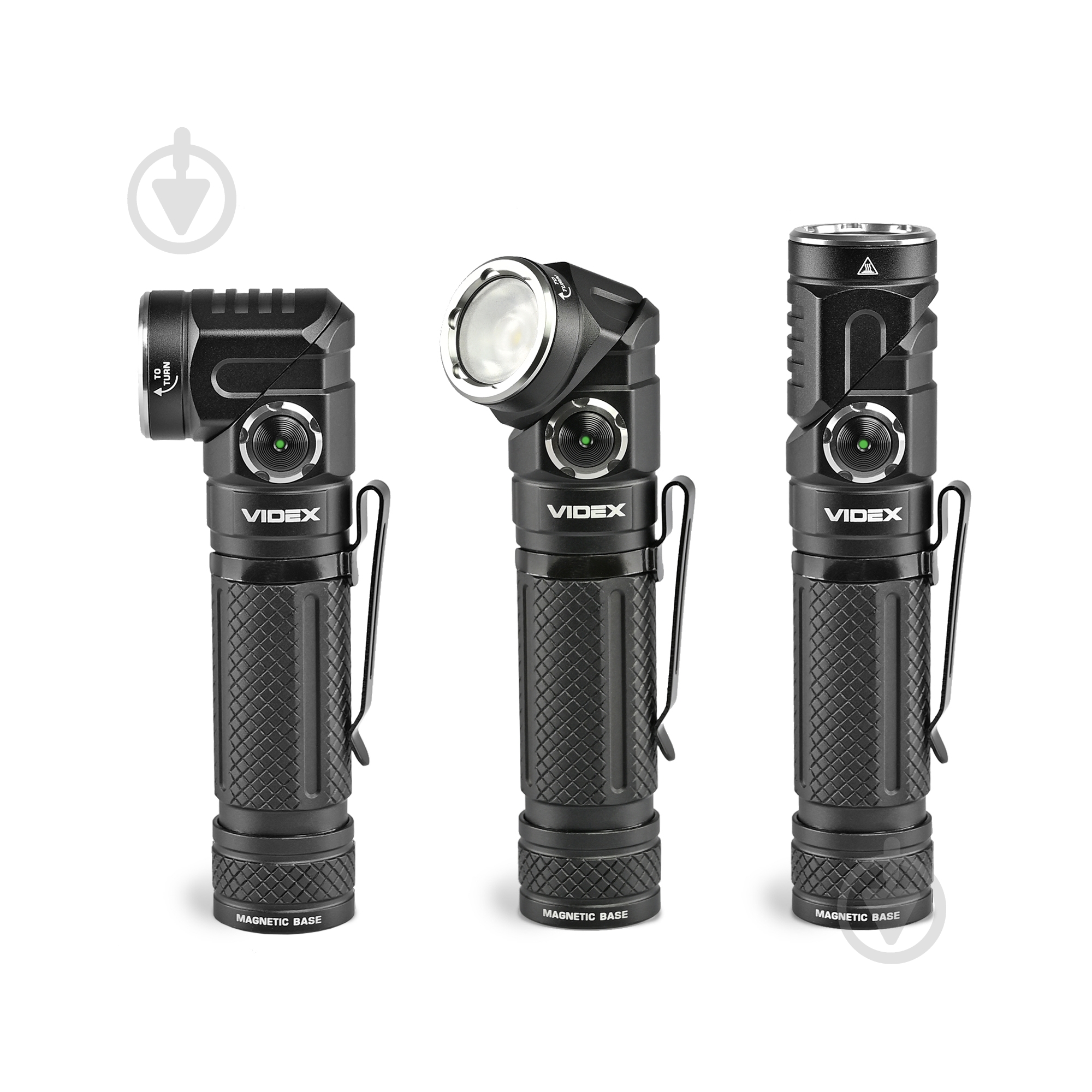 Светодиодный фонарик Videx 1000 Lm 02 черный 28362 - фото 4