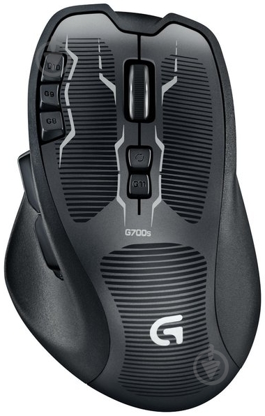 Мышь Logitech Wireless Gaming Mouse G700s (910-003424) black - фото 1