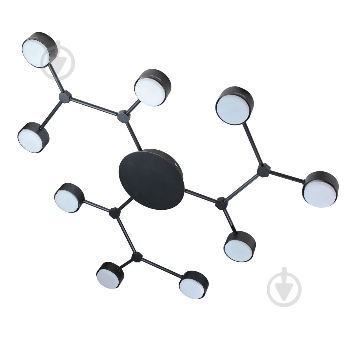 Люстра потолочная LIGHT SET PROLISOK 9xGX53 черный - фото 1