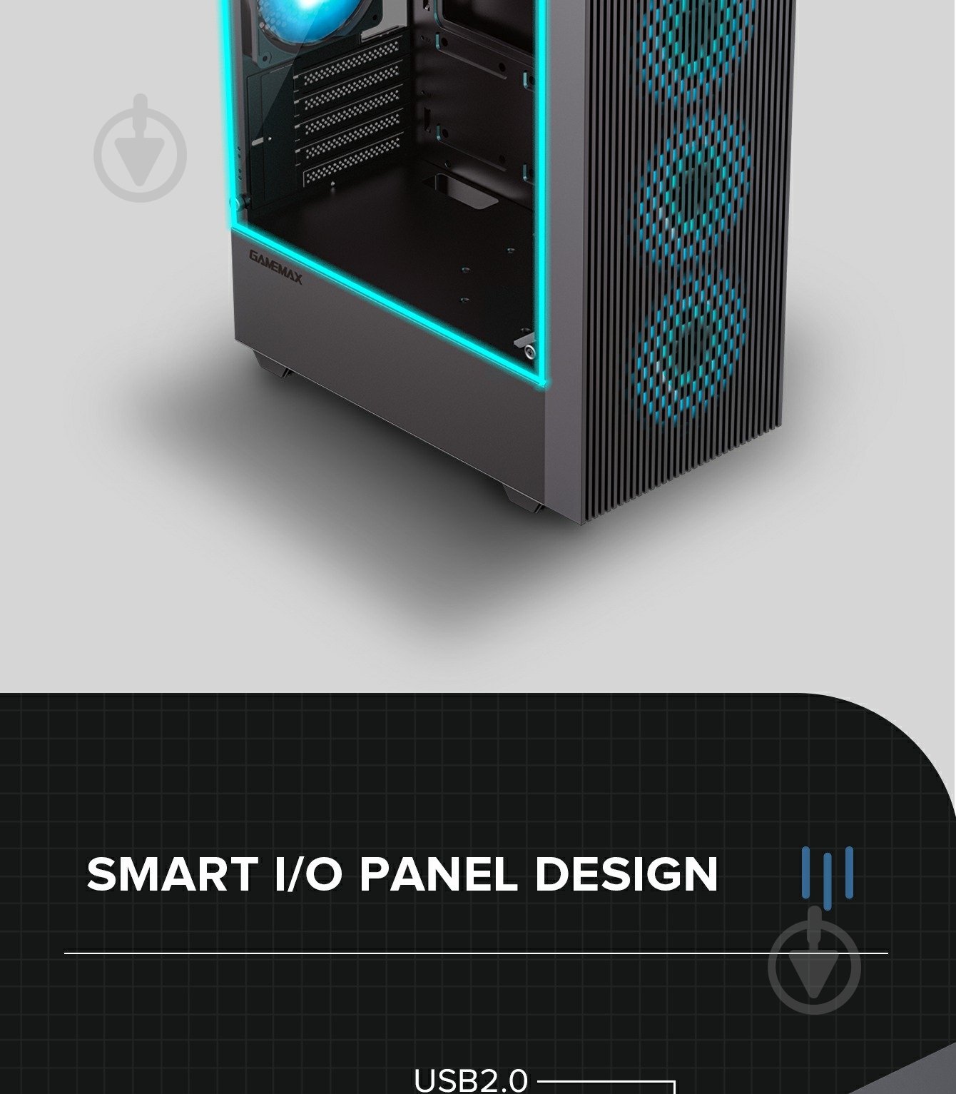 Корпус GameMax Edge Black - фото 23