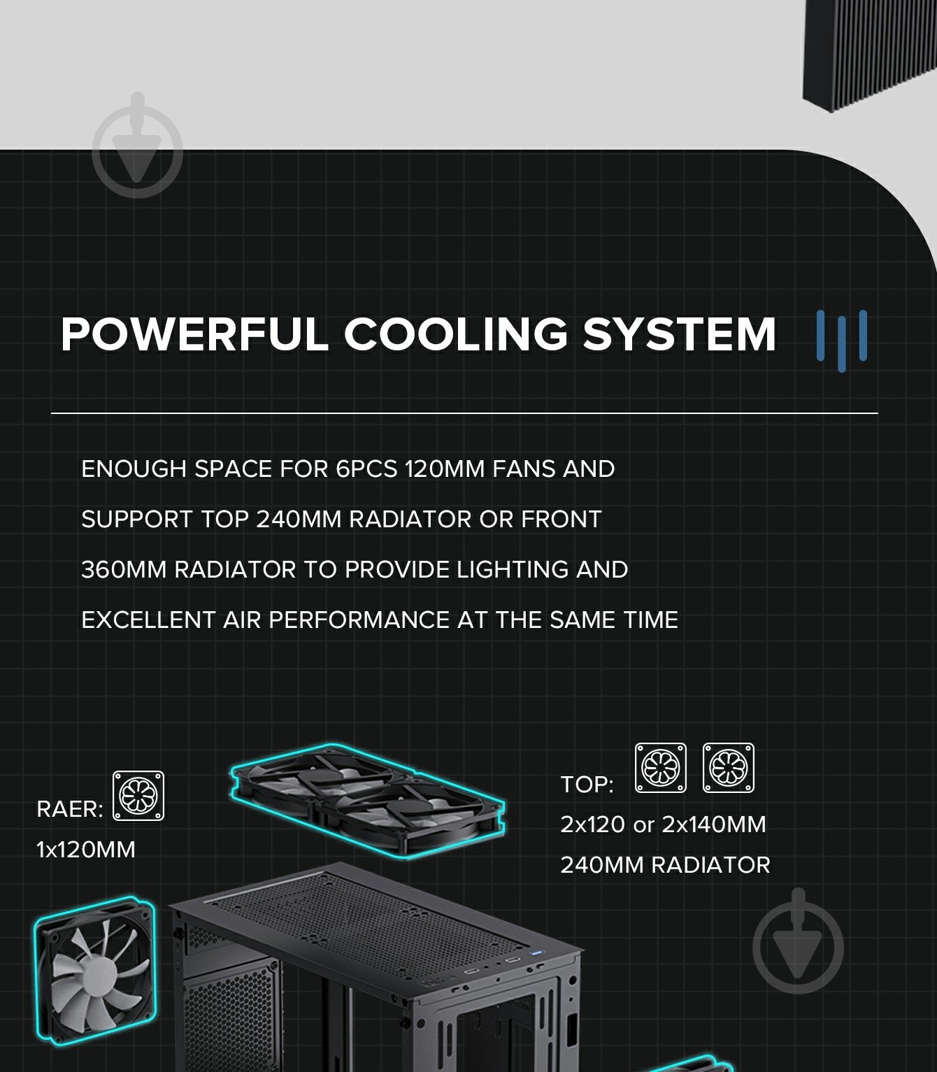 Корпус GameMax Edge Black - фото 20