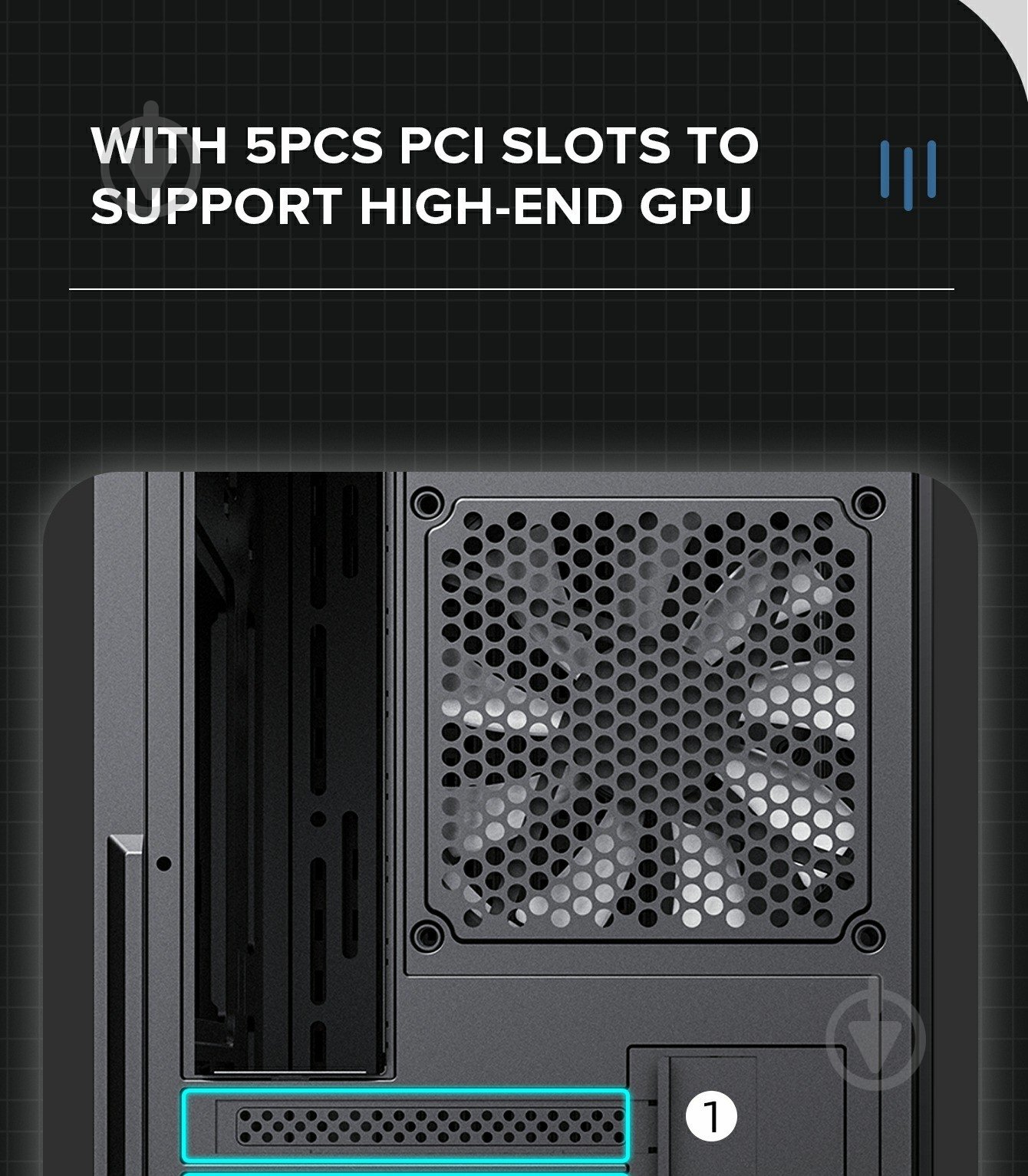 Корпус GameMax Edge Black - фото 17