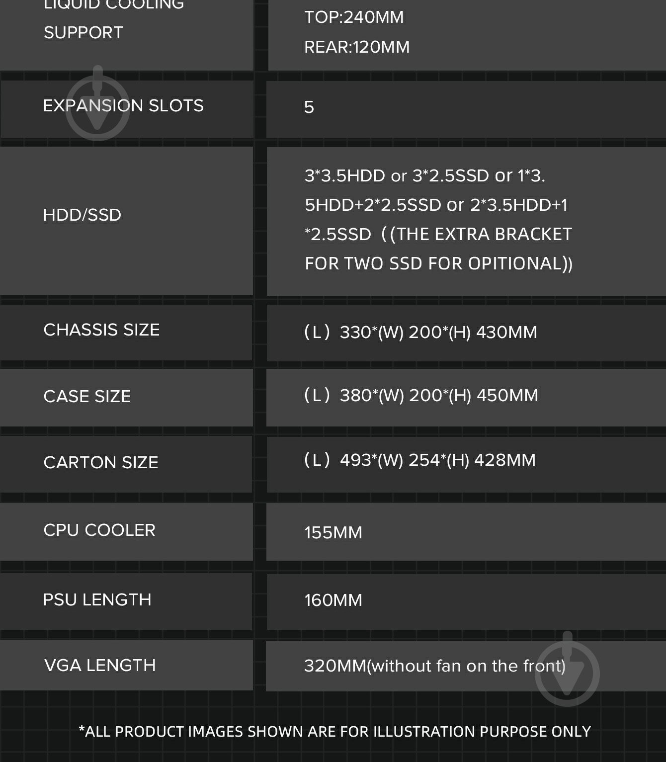 Корпус GameMax Edge Black - фото 13