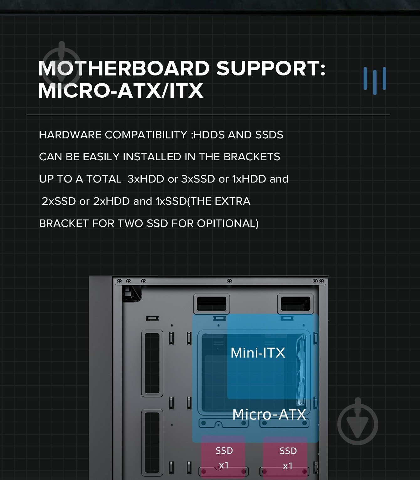 Корпус GameMax Edge Black - фото 11