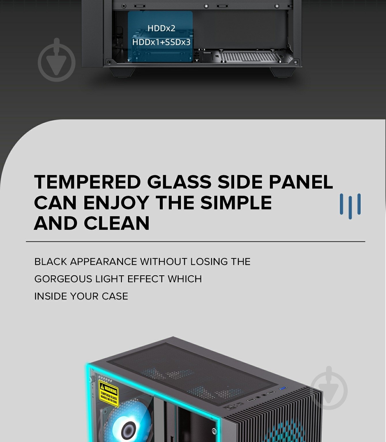 Корпус GameMax Edge Black - фото 24