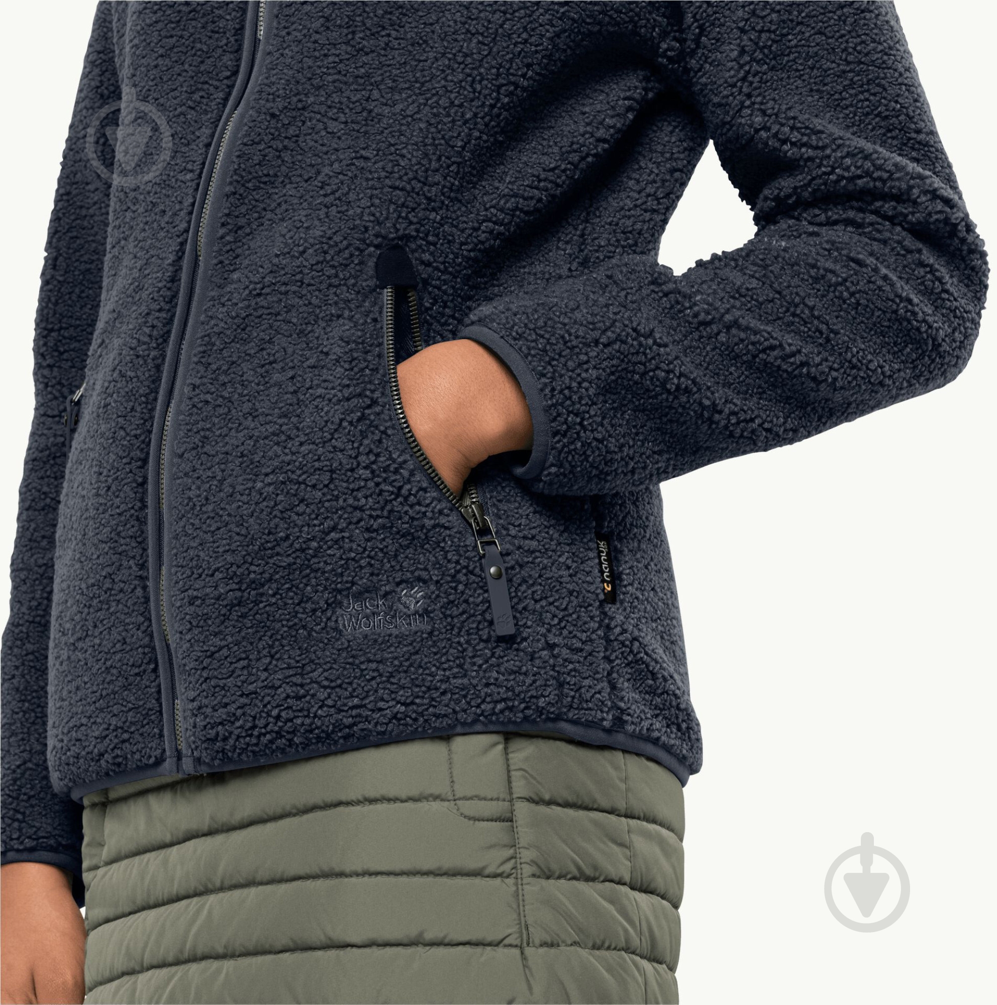 Джемпер Jack Wolfskin HIGH CLOUD JACKET 1708731_1010 р.M синій - фото 3 Джемпер Jack Wolfskin HIGH CLOUD JACKET 1708731_1010 р.M синій - фото 3