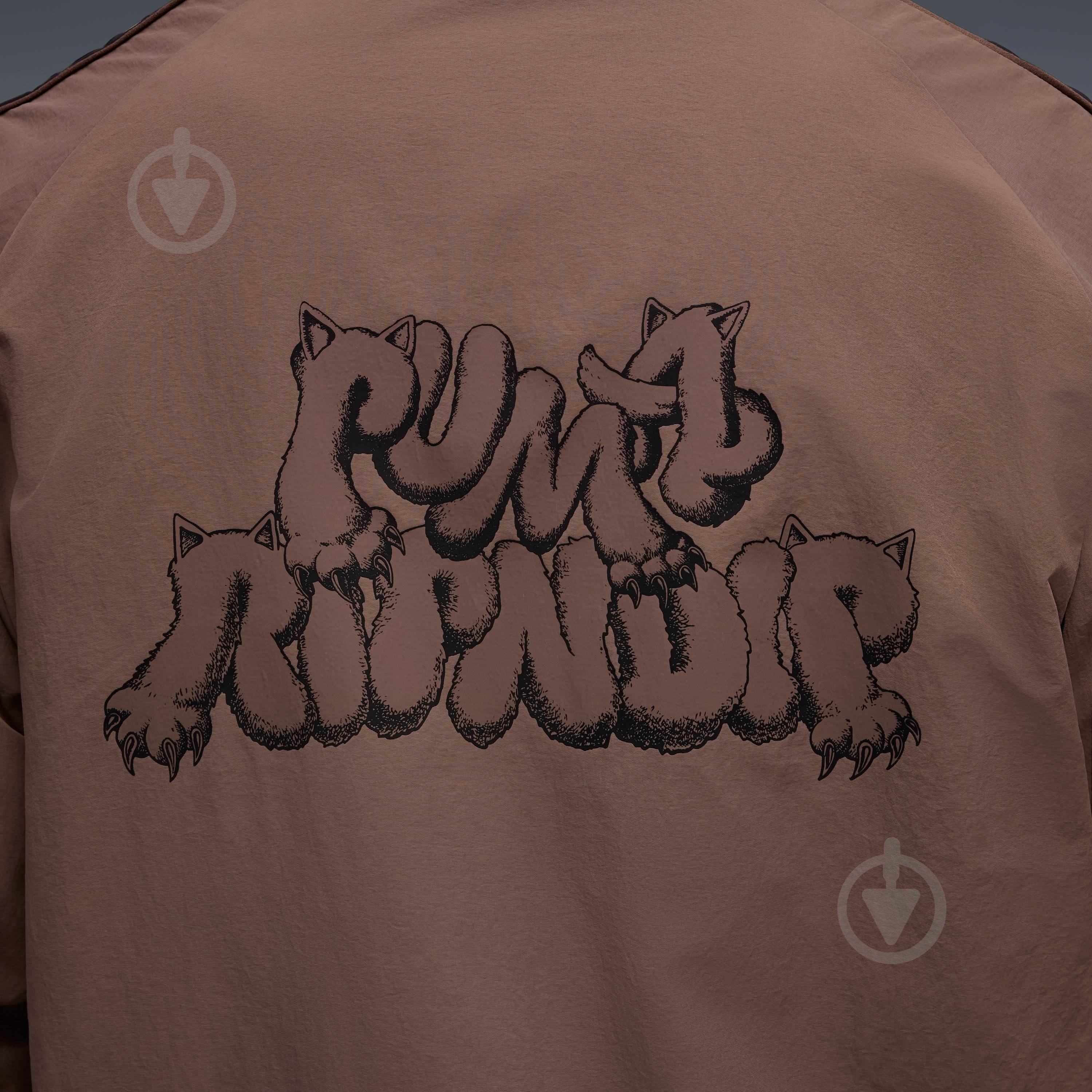 Джемпер Puma PUMA X RIPNDIP T7 Oversized Track Jacket WV 63241841 р.M коричневий - фото 4