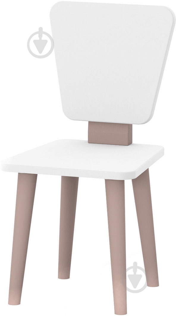 Стілець дитячий дерев'яний Veres Нью-Йорк капучино-білий 46.36.2.13 - фото 1