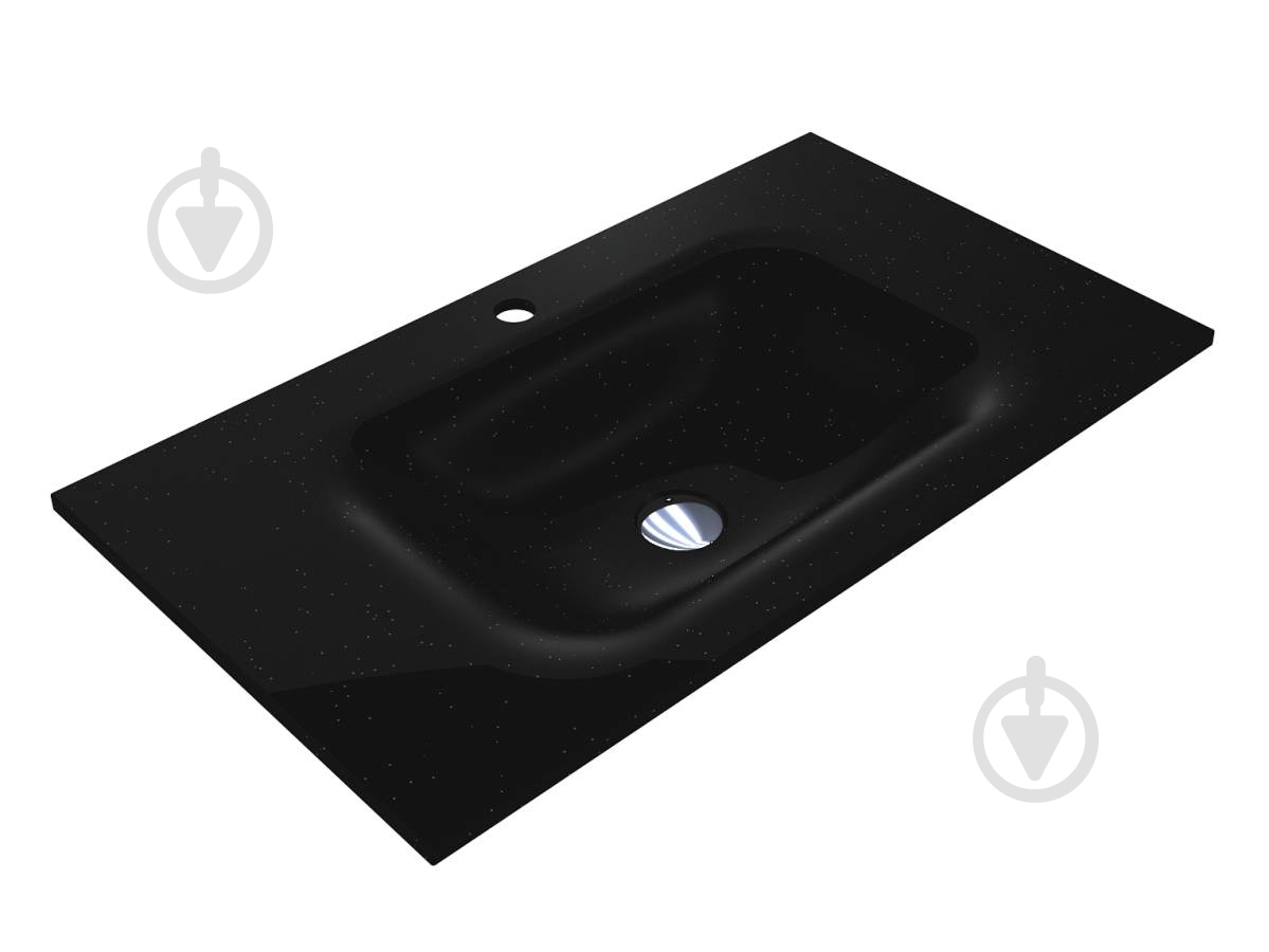 Умывальник Miraggio JESSEL 800 MIRASTONE BLACK SHINE - фото 1 Умывальник Miraggio JESSEL 800 MIRASTONE BLACK SHINE - фото 1