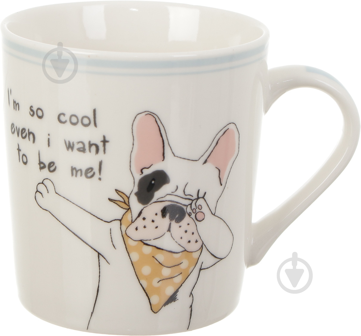 Чашка Fiora Funny Dogs White 250 мл - фото 2