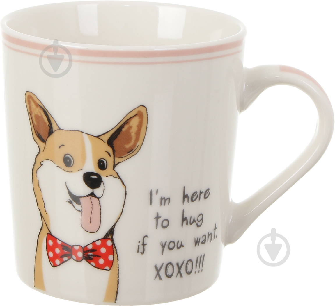 Чашка Fiora Funny Dogs Yellow 250 мл - фото 1