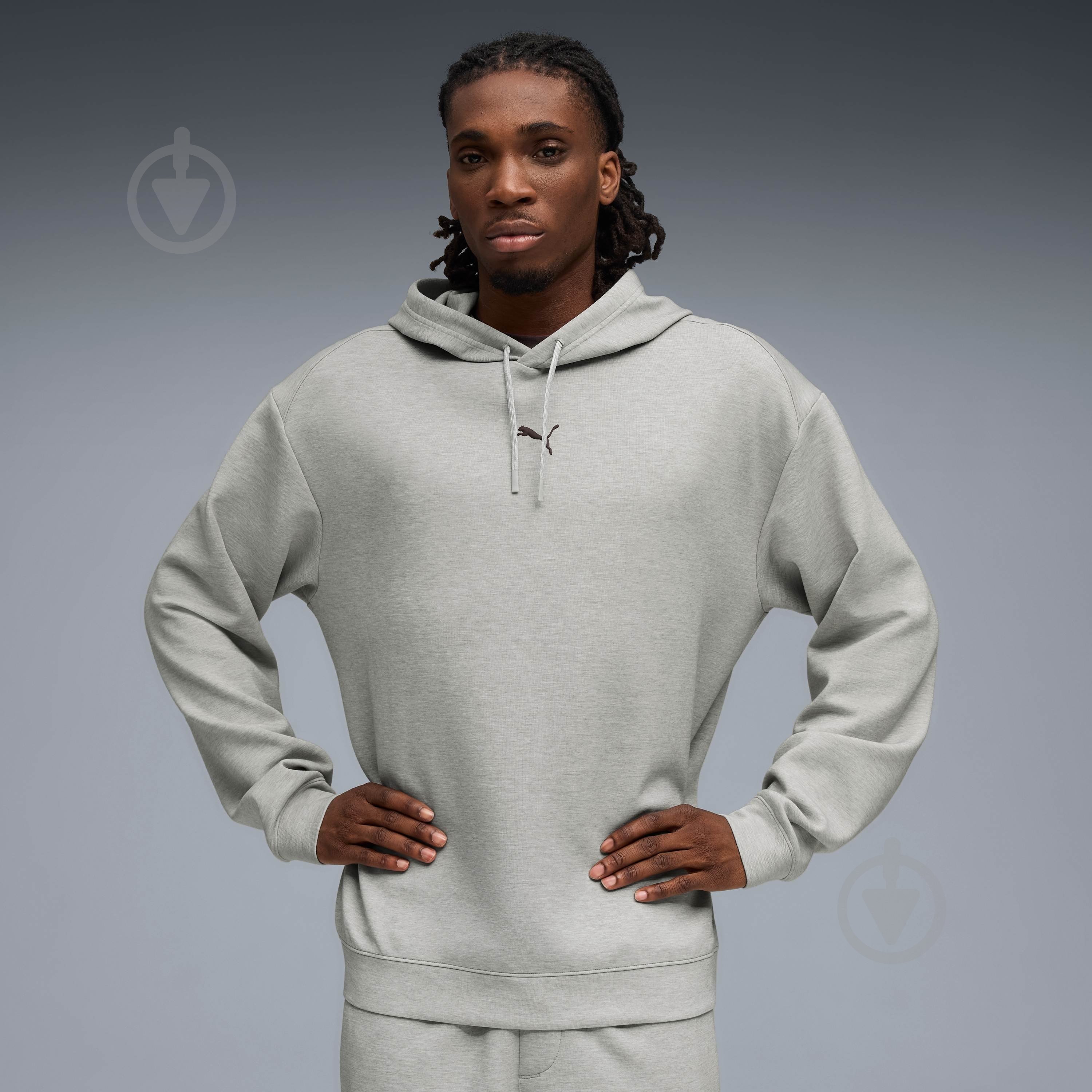 Джемпер Puma M CLOUDSPUN HOODIE 52759504 р.M сірий - фото 1 Джемпер Puma M CLOUDSPUN HOODIE 52759504 р.M сірий - фото 1