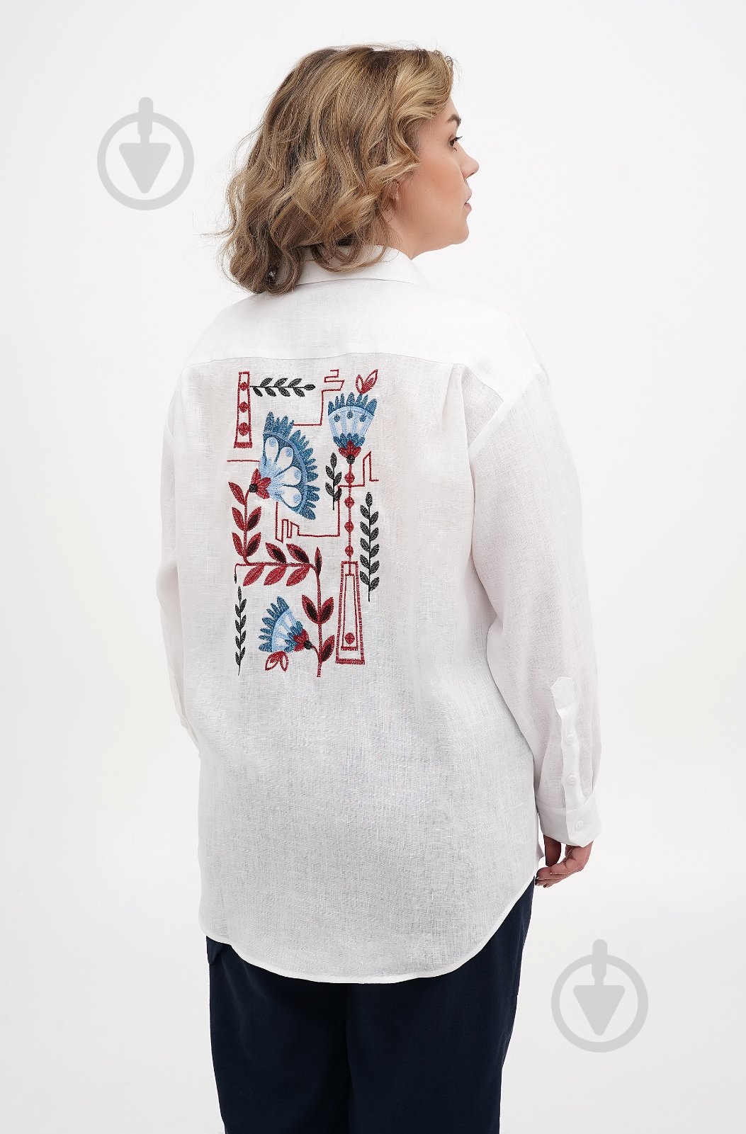 Блуза Галерея льна Айстра р. 44 белый 9441/44/101 - фото 3 Блуза Галерея льна Айстра р. 44 белый 9441/44/101 - фото 3