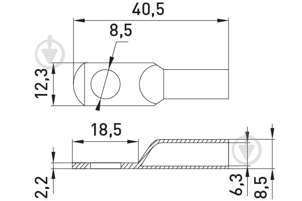 Наконечник кабельный кольцевой E.NEXT e.end.stand.jg.16 D8.2 серый s077103 - фото 3 Наконечник кабельный кольцевой E.NEXT e.end.stand.jg.16 D8.2 серый s077103 - фото 3