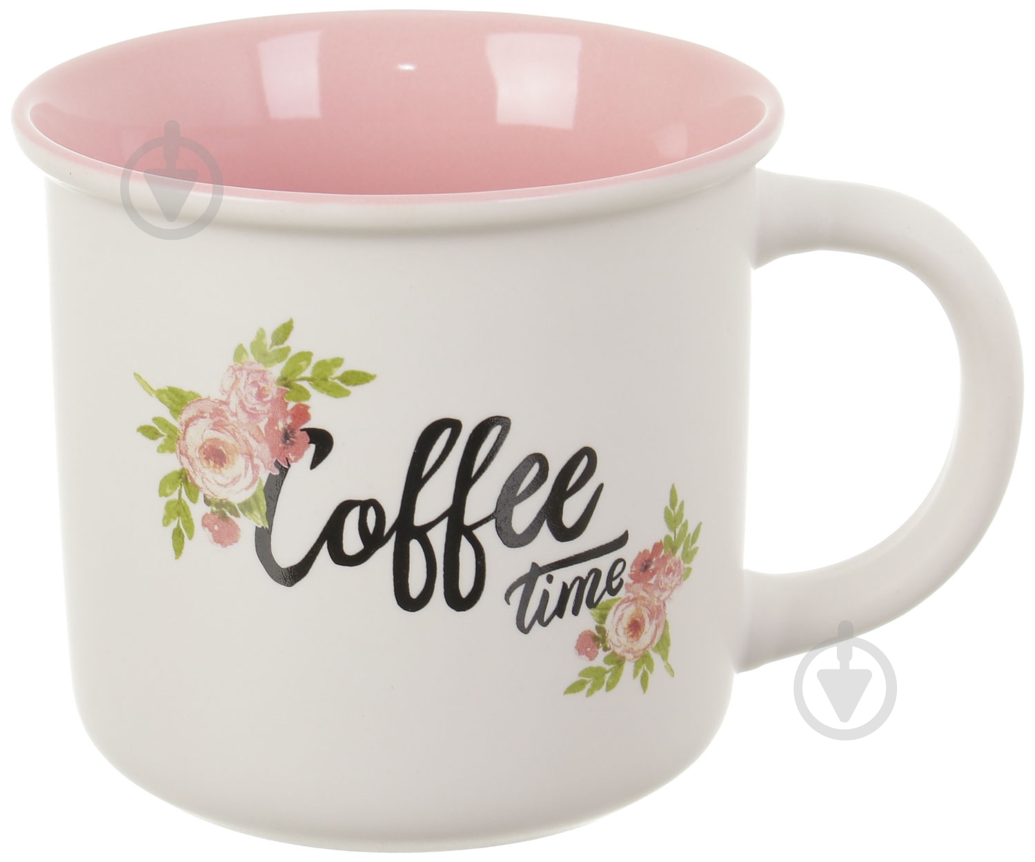 Чашка Fiora Flowers Pink 350 мл - фото 1