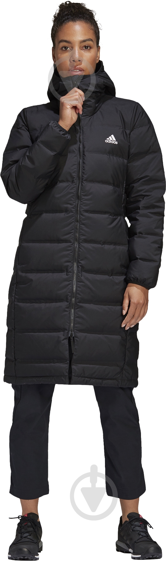 Куртка-парка женская зимняя Adidas W HELIONIC PARK FT2574 р.XL черная - фото 3