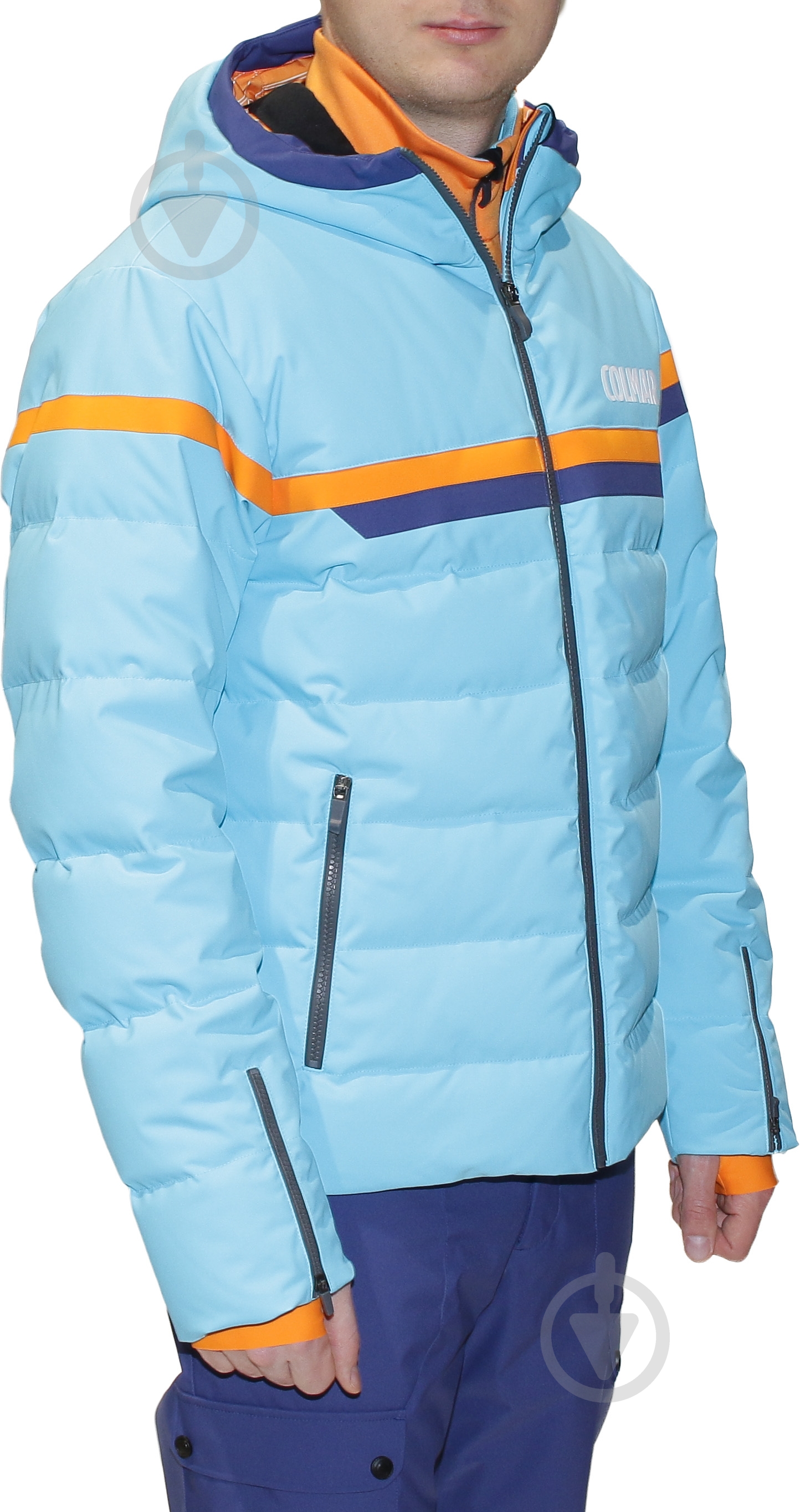 Куртка мужская демисезонная Colmar M. DOWN SKI JACKET CREATIVITY 10563TY-452 р.S голубая - фото 1