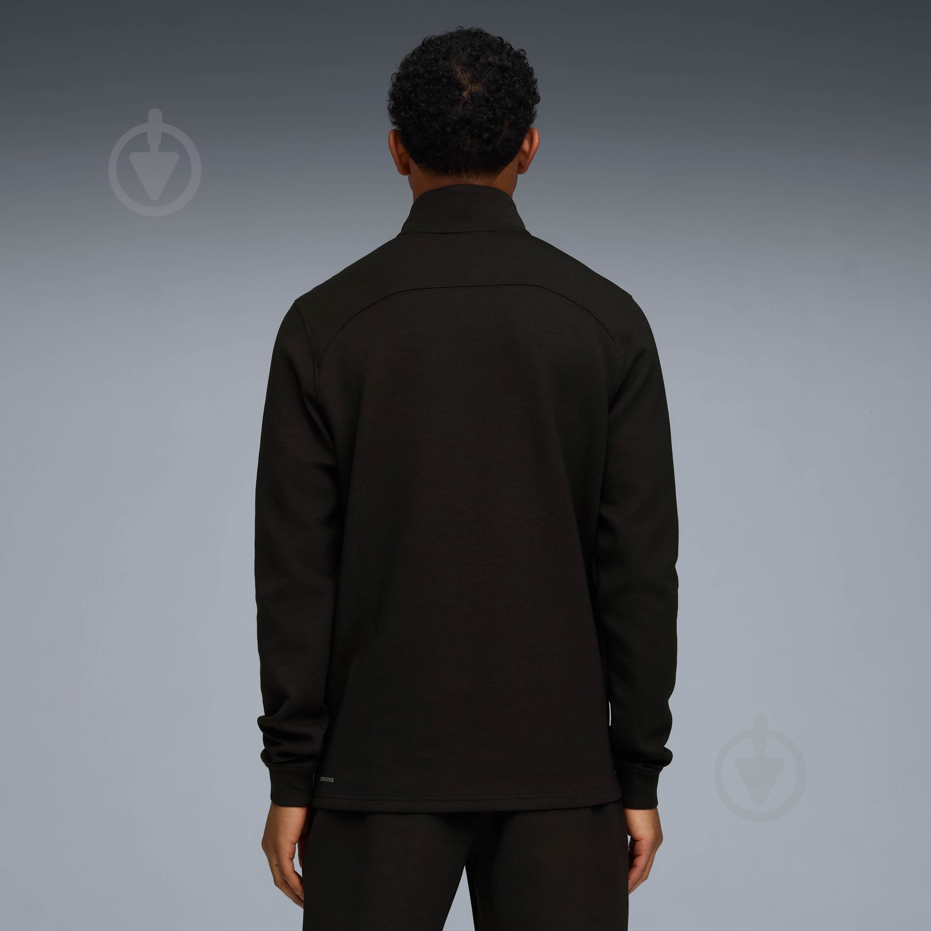 Джемпер Puma M Cloudspun 1/4 Zip 52783701 р.M черный - фото 2