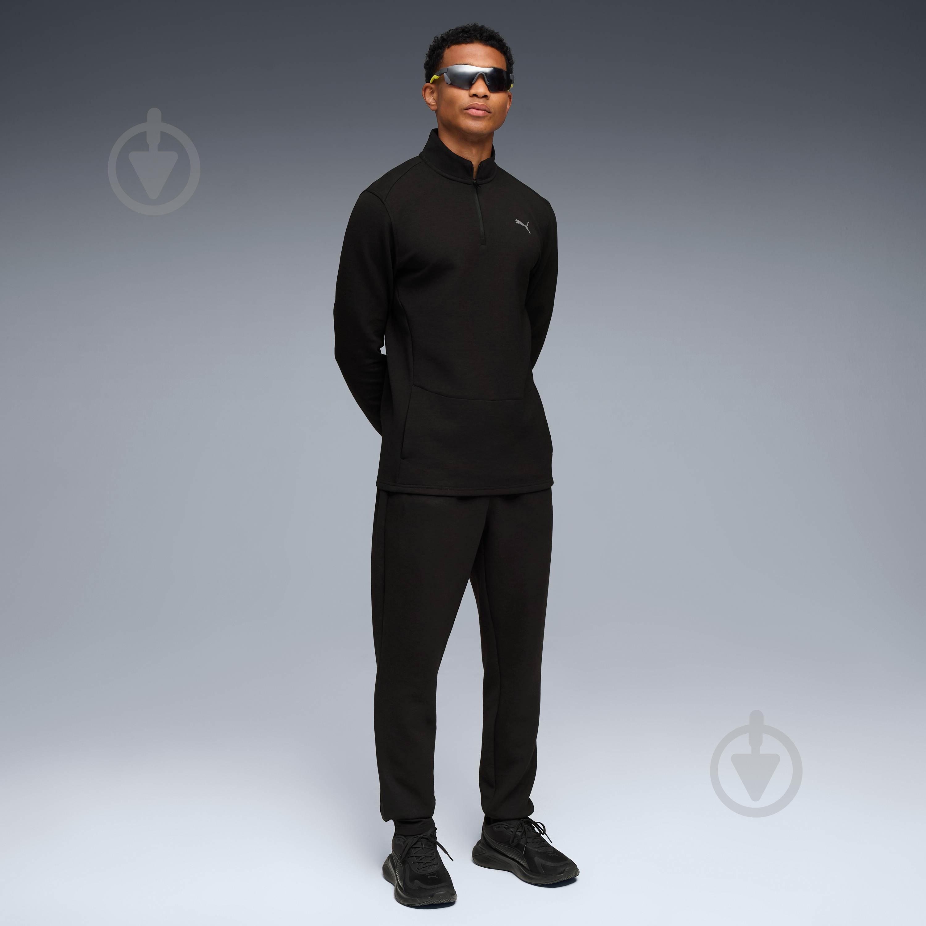 Джемпер Puma M Cloudspun 1/4 Zip 52783701 р.M черный - фото 5