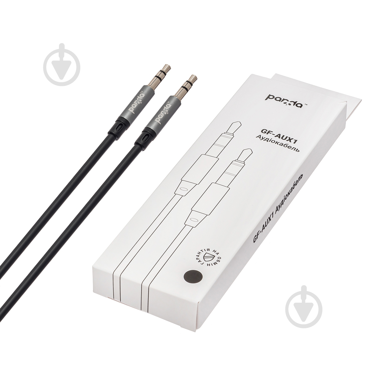 Кабель panda® mini-jack 3,5 мм 1 м черный (GF-AUX1) - фото 2 Кабель panda® mini-jack 3,5 мм 1 м черный (GF-AUX1) - фото 2