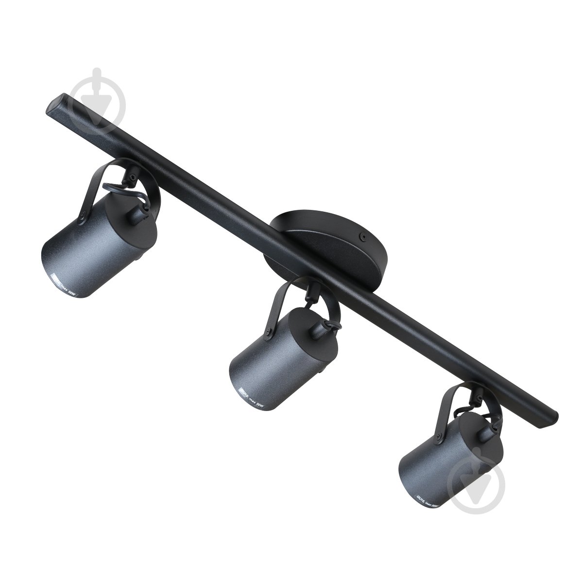 Спот LIGHT SET DZVIN SP 1003 3xGU10 черный - фото 2 Спот LIGHT SET DZVIN SP 1003 3xGU10 черный - фото 2