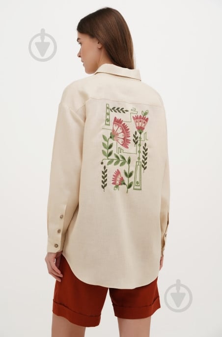 Блуза Галерея льону Айстра р. 52 бежевий 9441/52/606 - фото 2 Блуза Галерея льону Айстра р. 52 бежевий 9441/52/606 - фото 2