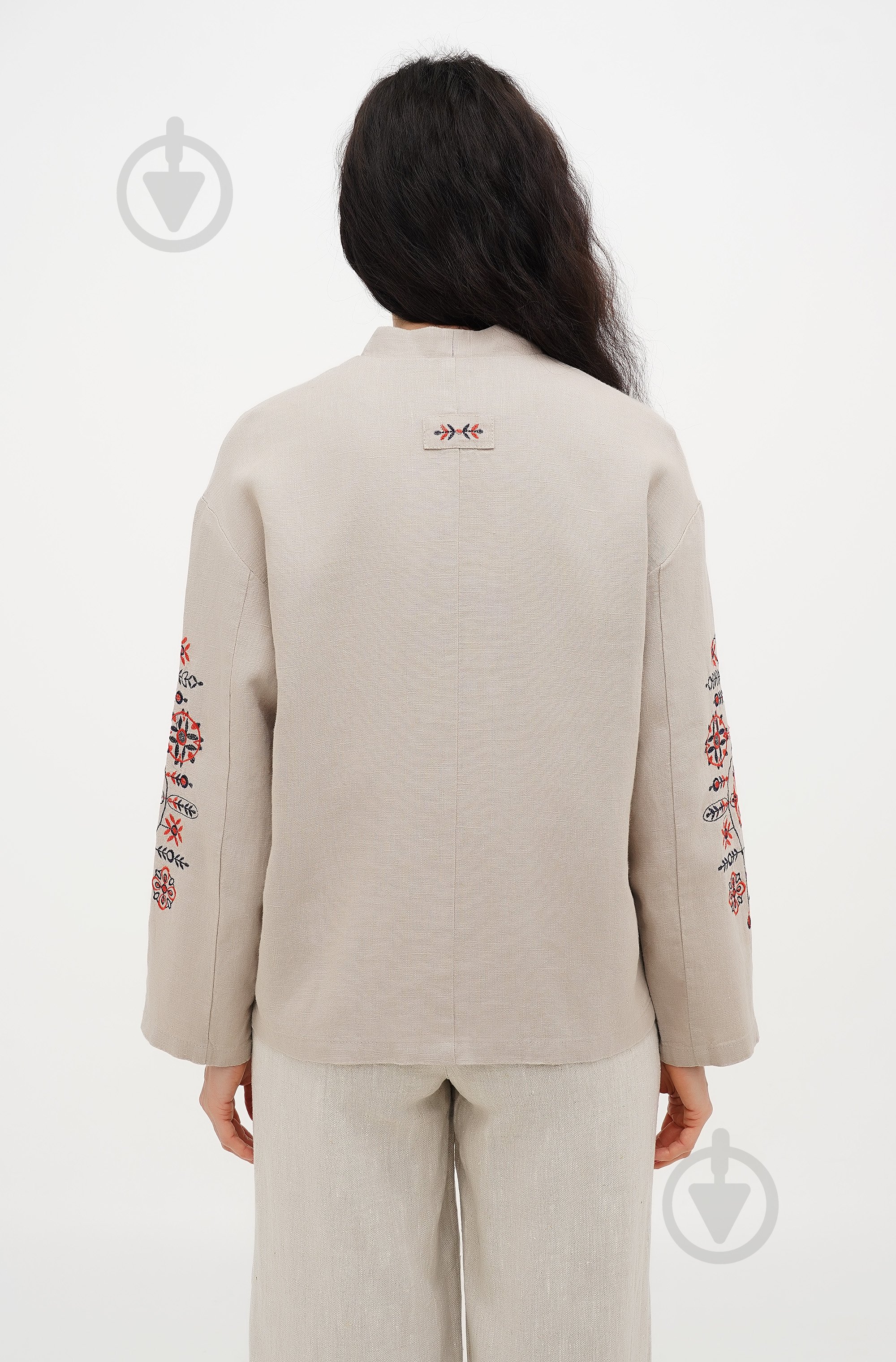 Жакет Галерея льону Флейта р.XL сірий - фото 2 Жакет Галерея льону Флейта р.XL сірий - фото 2