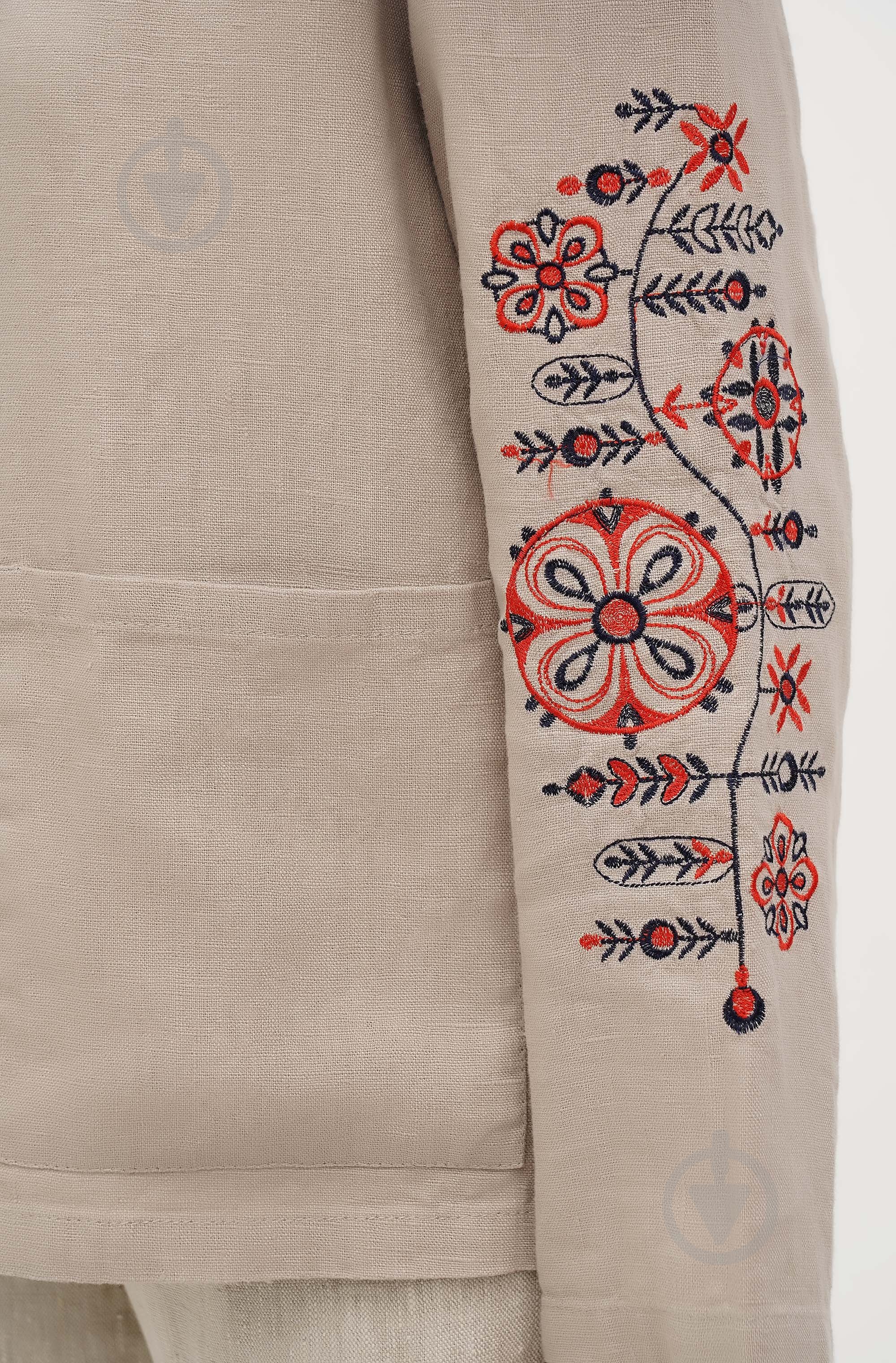 Жакет Галерея льону Флейта р.XL сірий - фото 4 Жакет Галерея льону Флейта р.XL сірий - фото 4