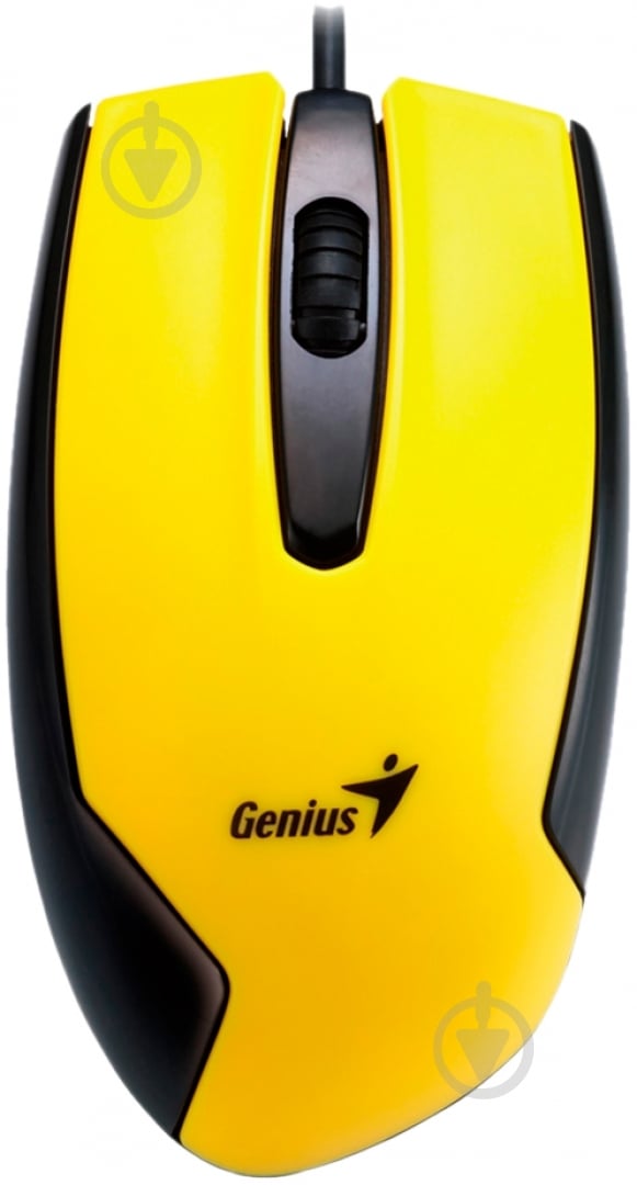 Мышь Genius DX-100 USB G5 (31010009102) black/yellow - фото 1 Мышь Genius DX-100 USB G5 (31010009102) black/yellow - фото 1