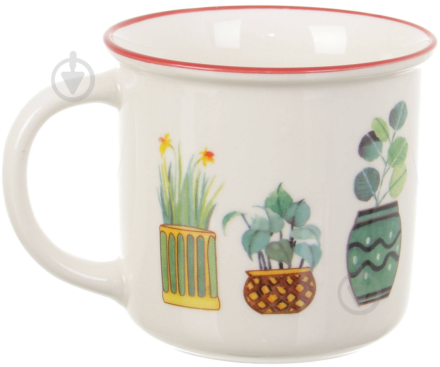 Чашка Fiora Flower Pots Red 350 мл - фото 2