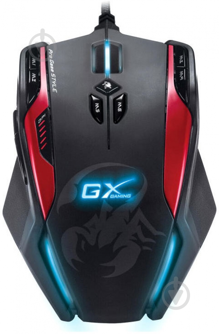 Миша Genius GILA Gaming USB (31010162101) black/red - фото 1 Миша Genius GILA Gaming USB (31010162101) black/red - фото 1