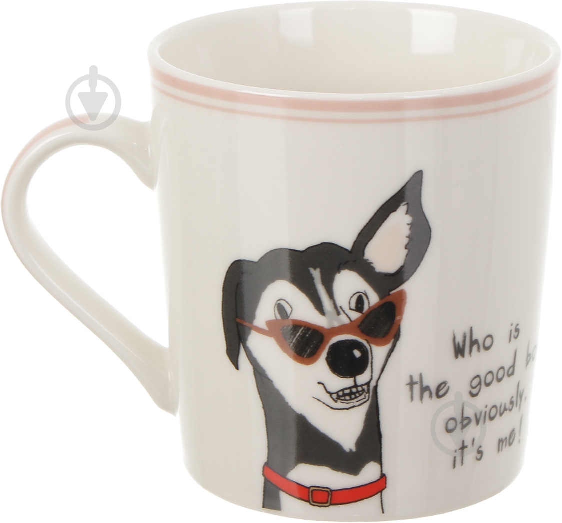 Чашка Fiora Funny Dogs Black 250 мл - фото 2 Чашка Fiora Funny Dogs Black 250 мл - фото 2