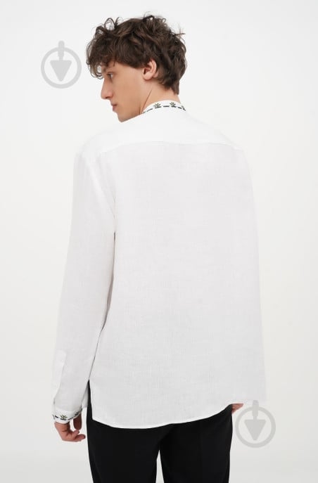 Рубашка Галерея льна Ясен 9457/54/101 р. 54 белый - фото 2 Рубашка Галерея льна Ясен 9457/54/101 р. 54 белый - фото 2