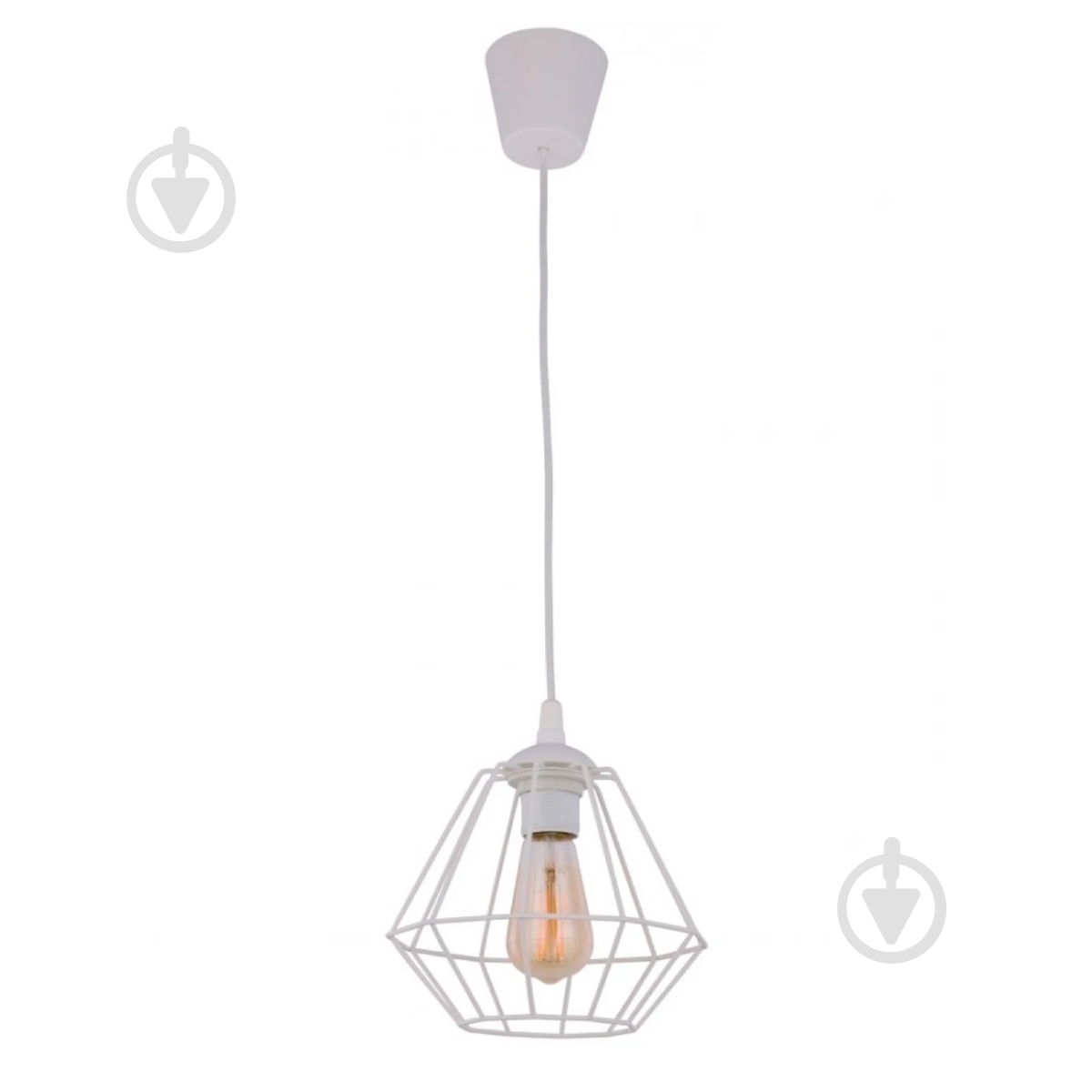 Подвес TK Lighting DIAMOND 4294 1x15 Вт /E27 белый - фото 1