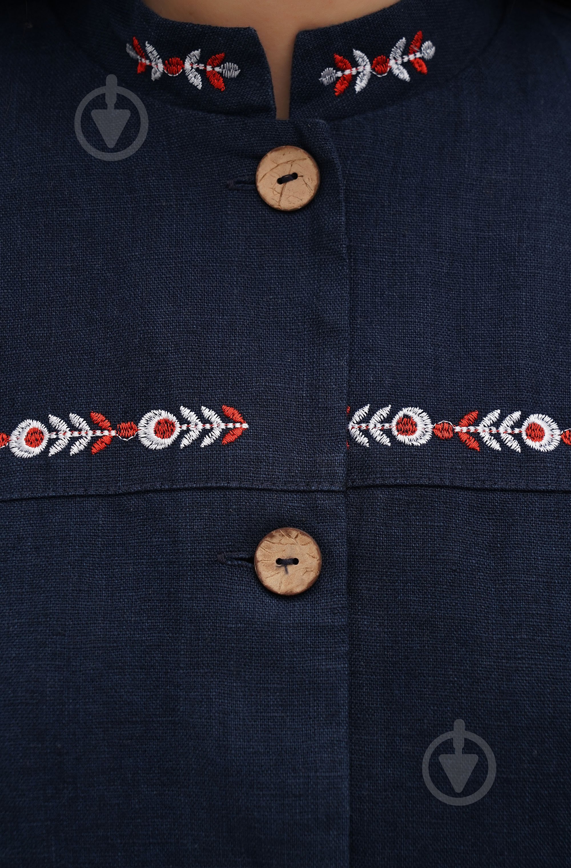 Жакет Галерея льону Флейта р.S синій - фото 5 Жакет Галерея льону Флейта р.S синій - фото 5